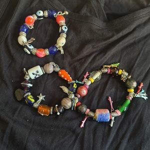 Lot3 Turkish evil eye bracelets